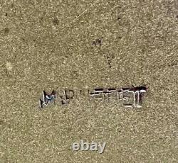 COLLIER de MICHEL BUFFET EN BRONZE ART DÉCO ETHNIQUE VINTAGE N°7ABC