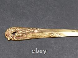 COUPE PAPIER LOT de 4 Bronze Art Nouveau et Art Déco Lg 14 à 18cm