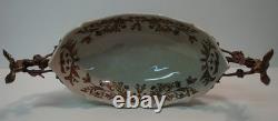 Centre de table Fruitier Figurine Perroquet Oiseau Fleur Style Art Deco Style Ar