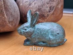 Chatil Bronze Animalier Lapin Art Déco France Signé