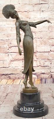 Chiparus Égyptien Danseuse Bronze Statue Classique Art Déco Décor Maison