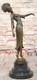 Chiparus &Eacute;gyptien Danseuse Bronze Statue Classique Art D&eacute;co D&eacute;cor Maison
