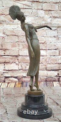 Chiparus Égyptien Danseuse Bronze Statue Classique Art Déco Décor Maison