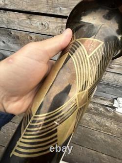 Claudius Linossier Vase Bronze Dinanderie Ancien Art Deco Moderniste Dunand
