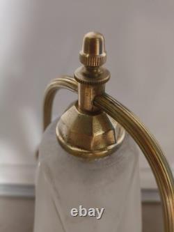 DEGUÉ Lampe ART DECO PIED BRONZE LAMPE de chevet / de bureau