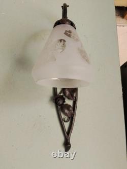 DEVEAU Paire d'appliques ART DECO