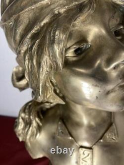 Emmanuel VILLANIS (1858-1914) SAIDA Bronze Art Nouveau / Art Deco