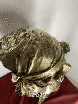 Emmanuel VILLANIS (1858-1914) SAIDA Bronze Art Nouveau / Art Deco