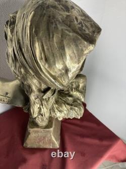 Emmanuel VILLANIS (1858-1914) SAIDA Bronze Art Nouveau / Art Deco