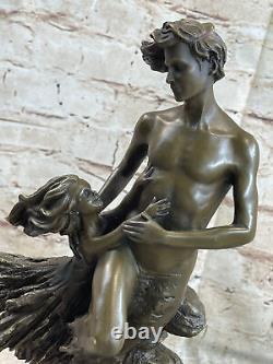 Expressive Art Déco Bronze Mâle Buste / Homme Figurine Sculpture Statue Chair