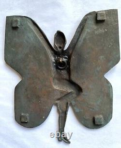 Femme Papillon. Bronze art déco. Années 25