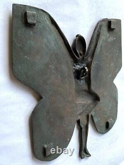 Femme Papillon. Bronze art déco. Années 25