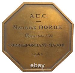 France Art Deco Porteuse De Fleurs A. E. A. Par Turin Bronze 71Mm