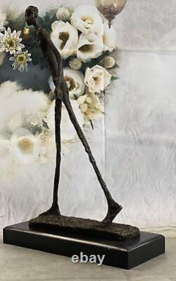 GIA Chiparus Solide Bronze Sculpture. Abstrait Art Déco Nouveau Figurine