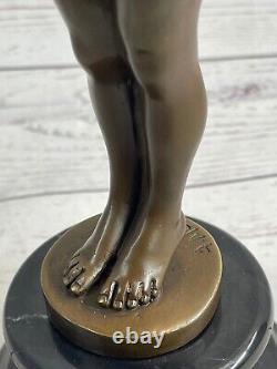 Gracieux Ailes Signée Moreau Art Déco Bronze Sculpture Chérubin Sculpture