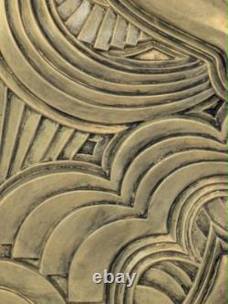 Grand Bas-Relief Maurice Picaud Art Déco Folies Bergère 48x47 Effet Bronze-Art