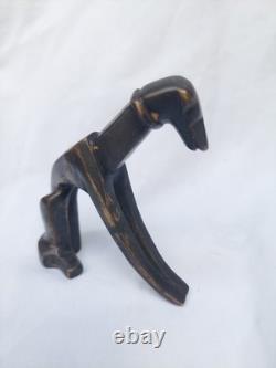 Karl Hagenauer chien en Bronze très stylisé Art Déco Viennois antique brass dog