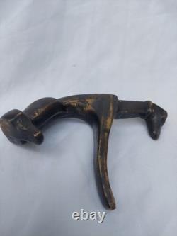 Karl Hagenauer chien en Bronze très stylisé Art Déco Viennois antique brass dog