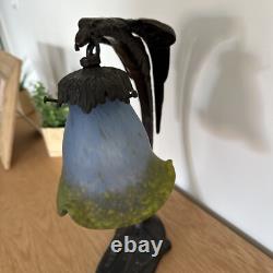 Lampe De Table Art Déco Vintage Aigle En Bronze Charles Ranc
