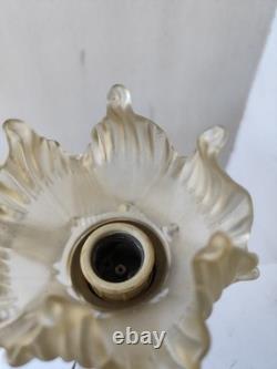 Lampe bronze Art nouveau Art déco Fleurs Et Bronze