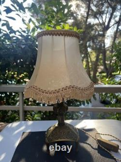 Lampe de table Le Verrier en bronze Art Déco H. 20 cm