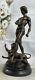 Louis (loys) Potet Bronze Homme Lion Art Déco Figurine Mythique Statue