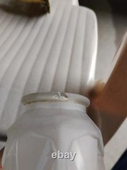 MOUYNET Applique BRONZE doré et TULIPES Art déco 1930