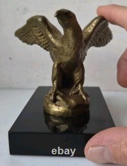 Mascotte automobile aigle jean gerard h briand bronze art deco hood car 1