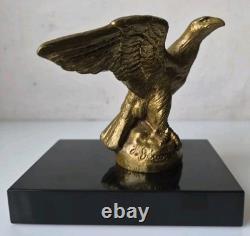 Mascotte automobile aigle jean gerard h briand bronze art deco hood car 1