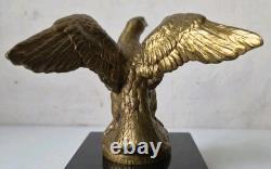Mascotte automobile aigle jean gerard h briand bronze art deco hood car 1