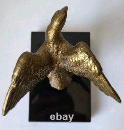 Mascotte automobile aigle jean gerard h briand bronze art deco hood car 1