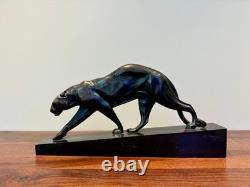 Maurice Prost sculpture Panthère bronze Susse Freres Art Déco