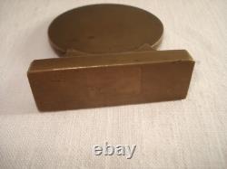 Médaille Art Deco Bronze Jeunes Algériennes Signée Bruneau