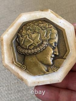 Médaille Bronze P. Turin Art Deco Presse Papier
