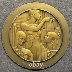 Médaille belge Musique par Marcel Rau (ca. 1935) Epreuve d'artiste Art Déco