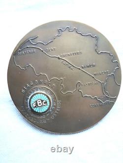 Medaille bronze art deco Orphée par Muller 70mm