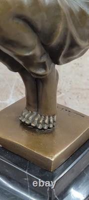 Oblivion (1920) Sculpture Par Georges Duvernet Art Déco Bronze Statue Signé Sale