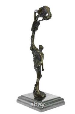 Original Dream Danse Par Aldo Vitaleh Bronze Sculpture Fonte Art Déco Décor