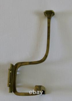 PATERE BRONZE, 5 anciennes patères en bronze, laiton, porte manteaux, Art Déco