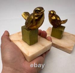 Paire de serre-livres oiseaux Book-end Art déco