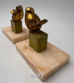 Paire de serre-livres oiseaux Book-end Art déco