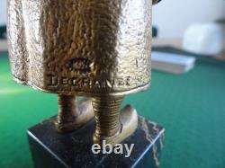 Petite sculpture en bronze doré période Art déco signée DEGRANGE haut. 16cm. TBE