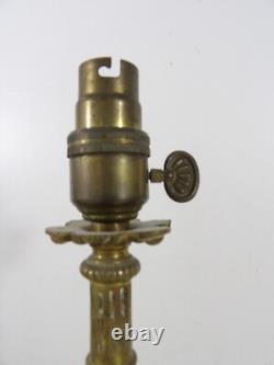 Pied de lampe bronze Art Nouveau art déco