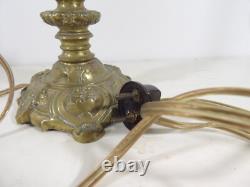 Pied de lampe bronze Art Nouveau art déco