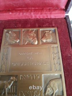 Plaque Bronze Art Deco-Sculpteur Pierre-Alexandre Morlon