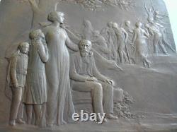 Plaque Bronze art déco ASSOCIATION LEOPOLD BELLAN 1924 Ch. PILLET #5