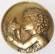 Plaque Médaille Signée Thenot Mythologie En Bronze Avec Poinçon Art Deco