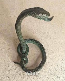 Porte montre de poche Bronze Cobra Edgar Brandt Années 20