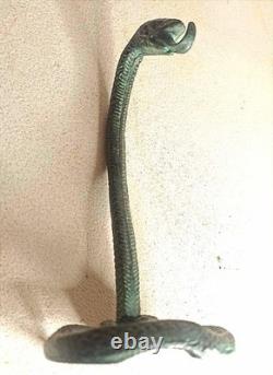 Porte montre de poche Bronze Cobra Edgar Brandt Années 20