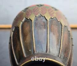 Primavera Vase Miniature Bronze Decor Art Deco Émaillé Cigales 1930